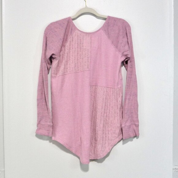 ANTHROPOLOGIE Saturday Sunday Waffle Knit Top XS - Picture 2 of 7